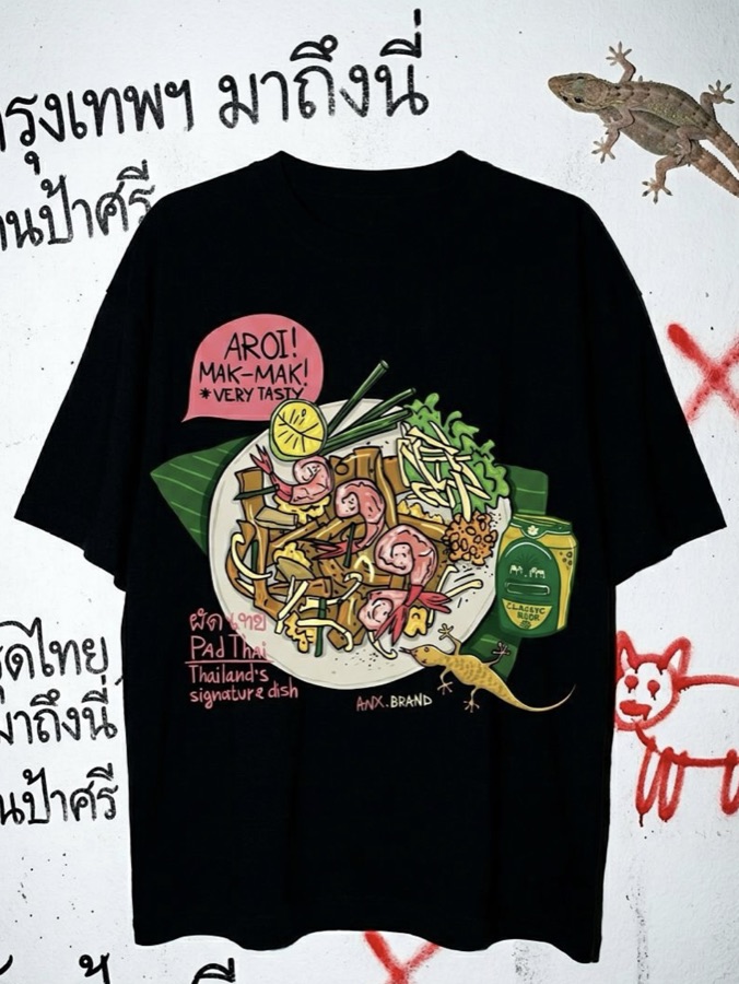 ANX x GROW t-shirt design — Pad Thai