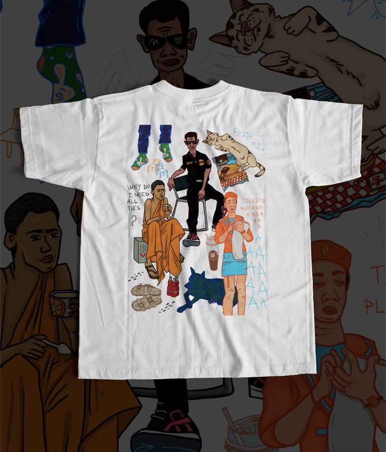 ANX x GROW t-shirt design