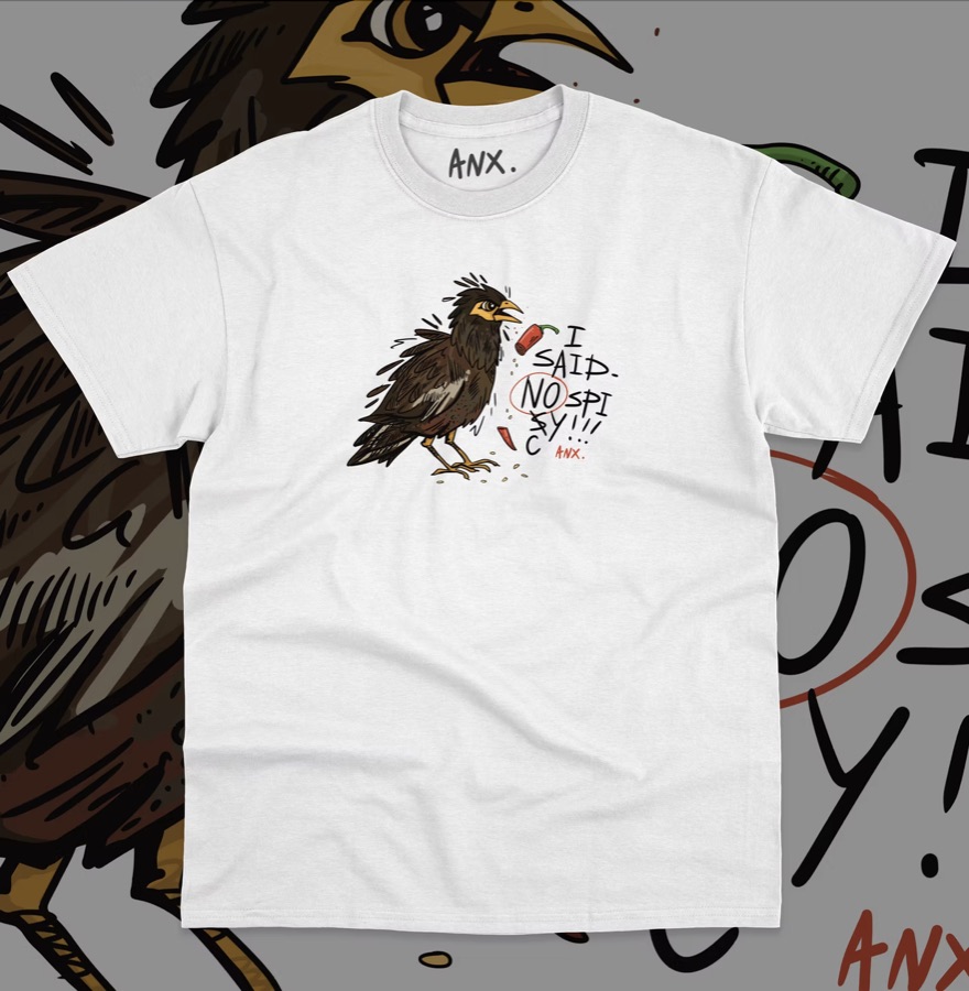 ANX x GROW t-shirt design