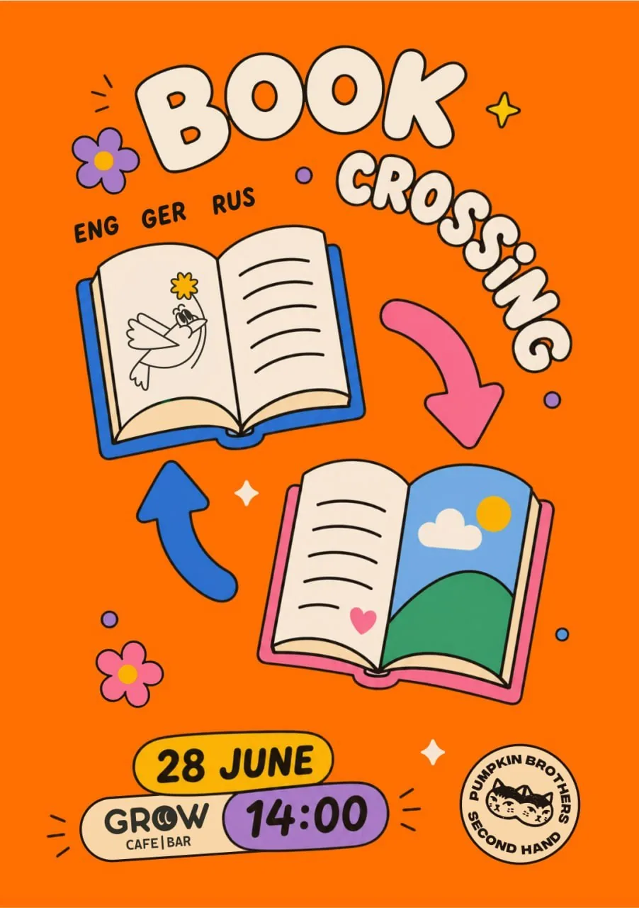 Book Crossing poster — 28 June