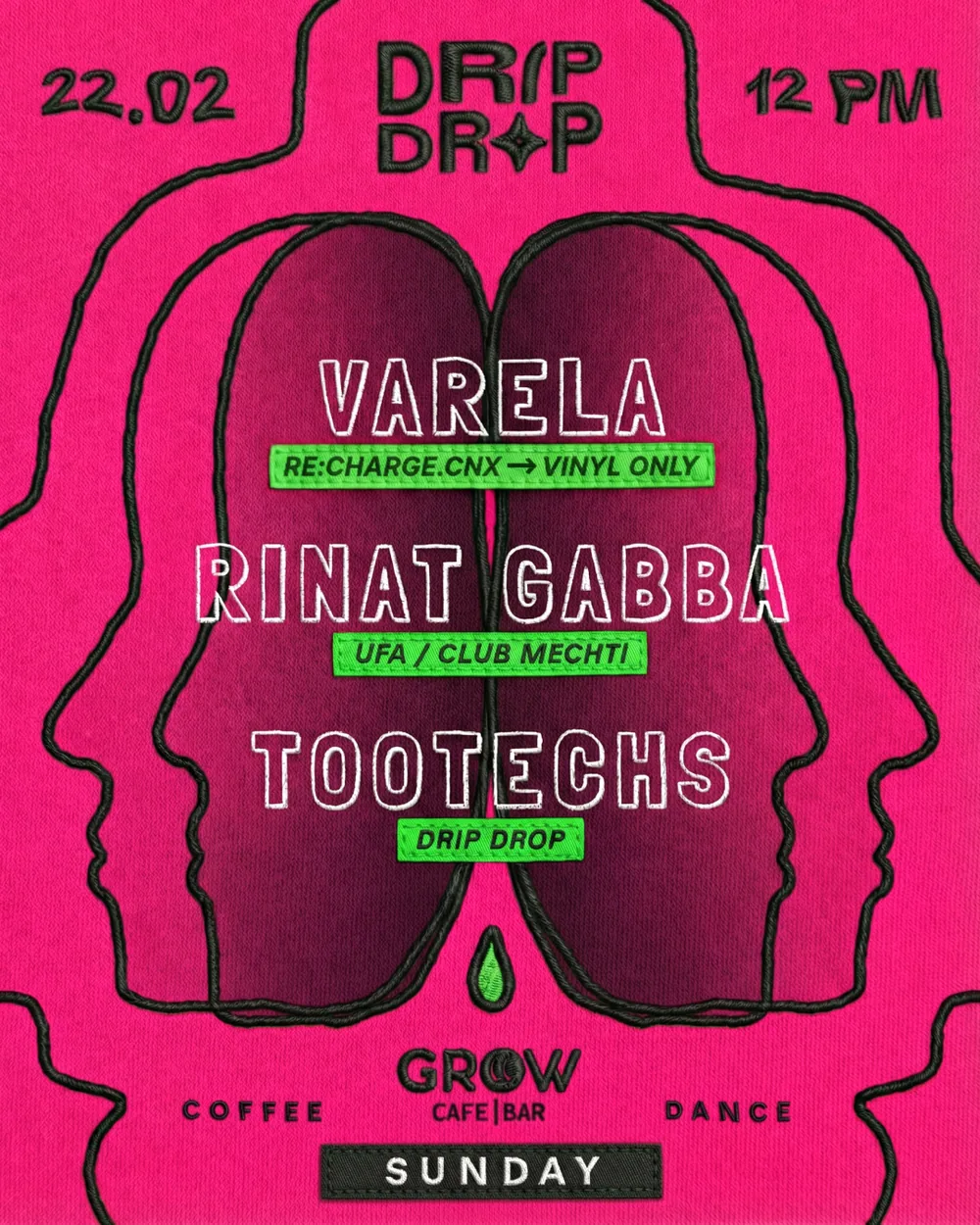 Drip Drop poster — 22 February