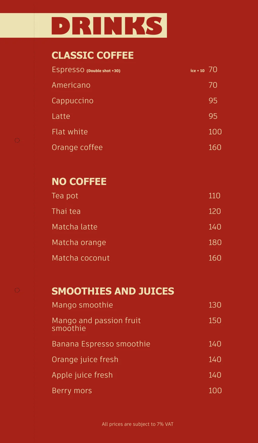 Menu page 2